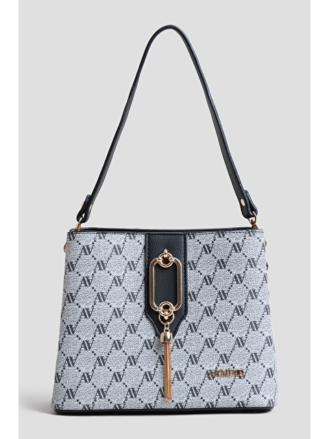 ARMİNE Noktalı Çanta Gri - S000530278-20600