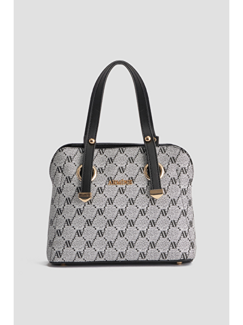 ARMİNE Noktalı Çanta Gri - S000530280-20600