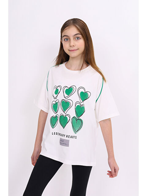 Toontoykids Kız Çocuk Baskılı Tişört - S000495560-19965