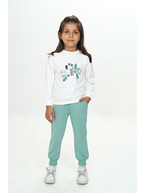 Toontoykids Kız Çocuk Zürafa Baskılı Eşofman Takım - S000414150-526