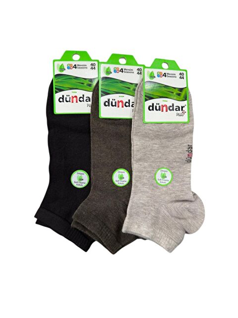 Dündar Erkek Bambu Patik Çorap 3'lü - S000321636-27074