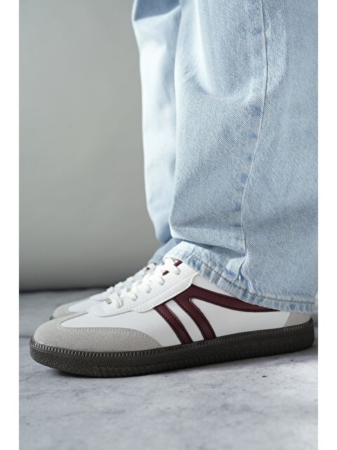 Muggo GARCİA Unisex Ortopedik Günlük Bağcıklı Yürüyüş Koşu Sneaker Spor Ayakkabı - S000332777-37224