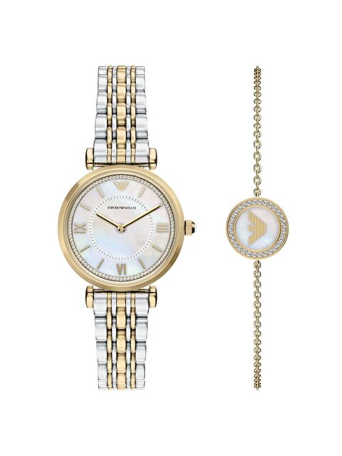 Emporio Armani AR80086SET Kadın Kol Saati ve Bileklik Seti