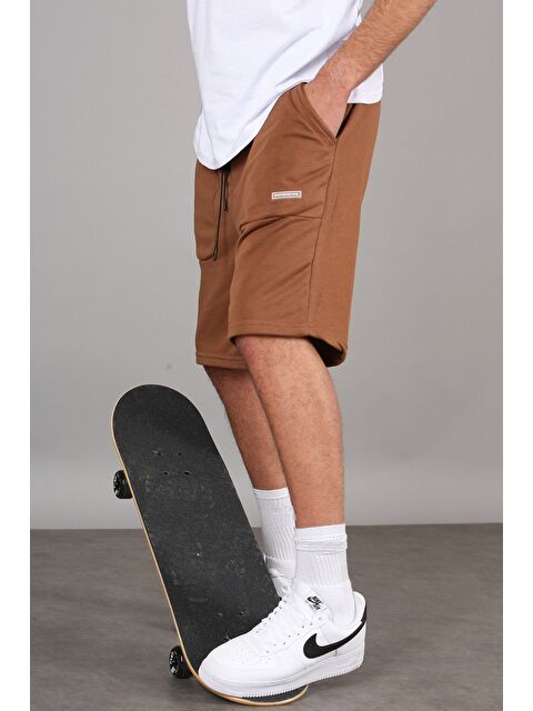 Madmext Kahverengi Kapri Şort 5448 - S000017095-19413