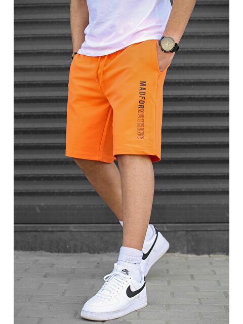 Madmext Turuncu Kapri Şort 5403 - S000016952-20013