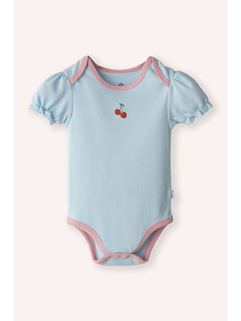 Panço Yenidoğan Kiraz Baskılı Mavi Body - S000524296-17234