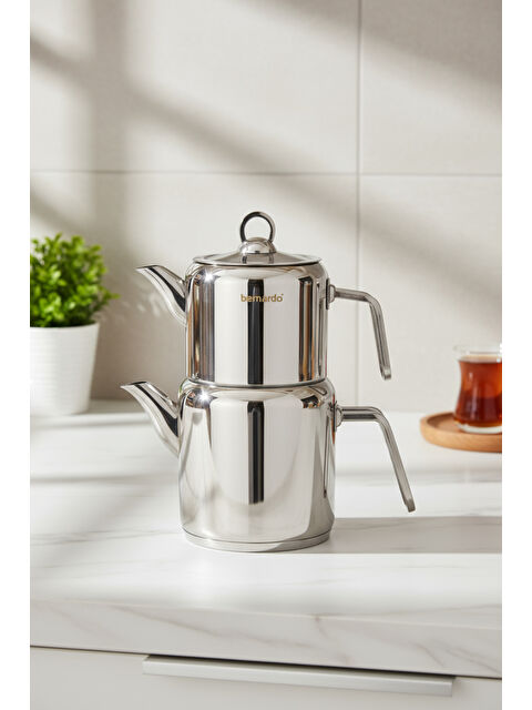 BERNARDO Vellora Çelik Çaydanlık Takımı Orta