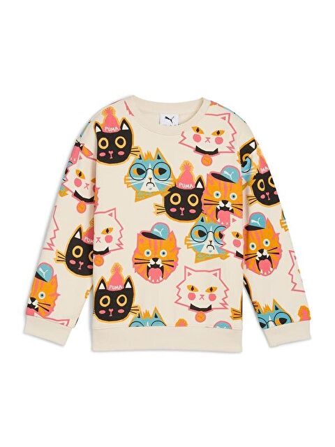Puma Moody Crew Çocuk Bisiklet Yaka Sweatshirt