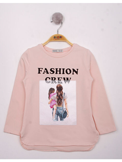 Toontoykids Kız Çocuk Fashion Baskılı Tişört