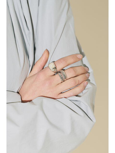 Manuka Poly Yüzük Seti Gümüş - S000529704-18105