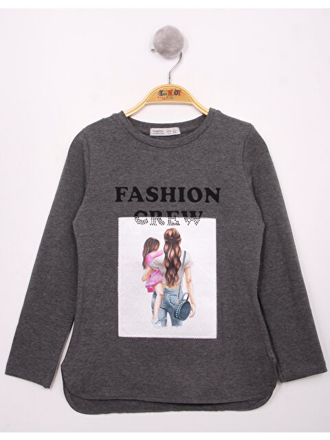 Toontoykids Kız Çocuk Fashion Baskılı Tişört