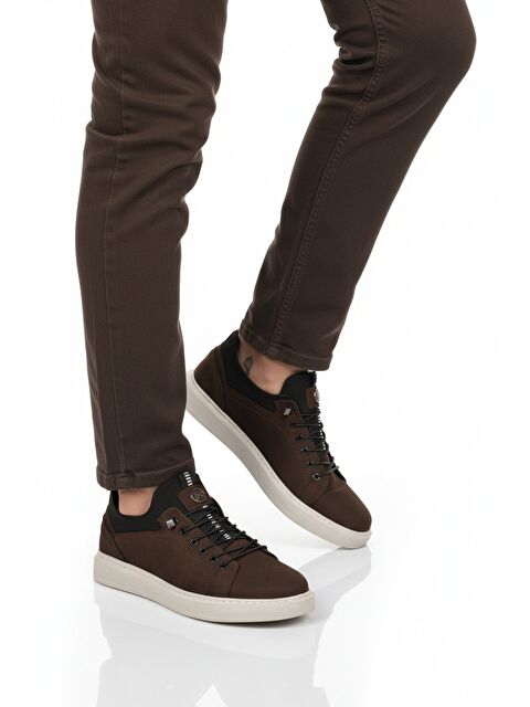 Ayakmod Kahve Nubuk Hakiki Deri Erkek Casual Ayakkabı 140 M