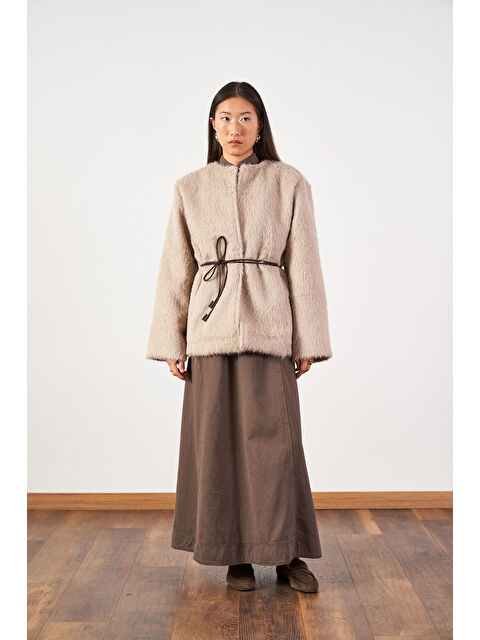 Mevra Suni Deri Kemer Kahve - S000503495-19413