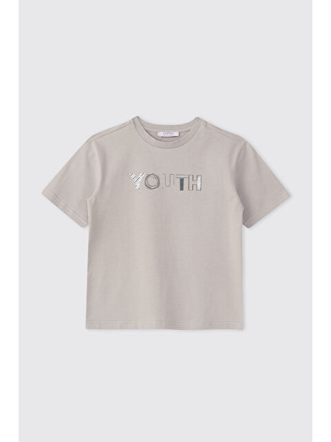 Panço Erkek Çocuk Gri Tişört - S000531750-20600