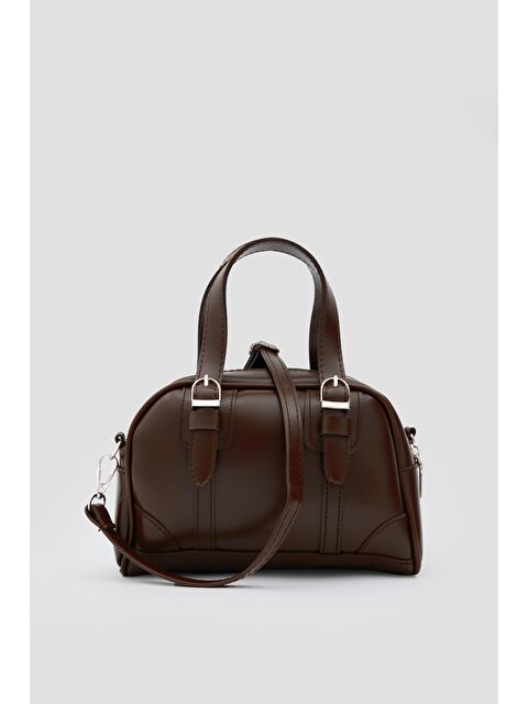 Shulebags Peggy Oval Çapraz Çanta Kahve - S000423915-19413