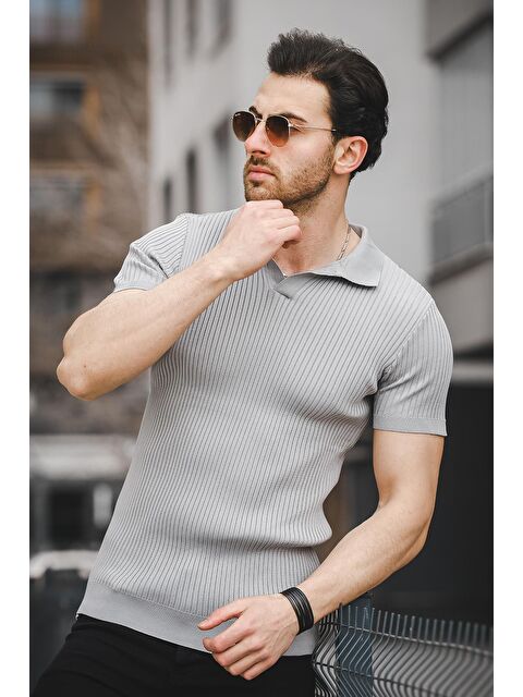 Oksit Ht 340017 Polo Yaka Erkek Triko Tişört - S000144361-20600