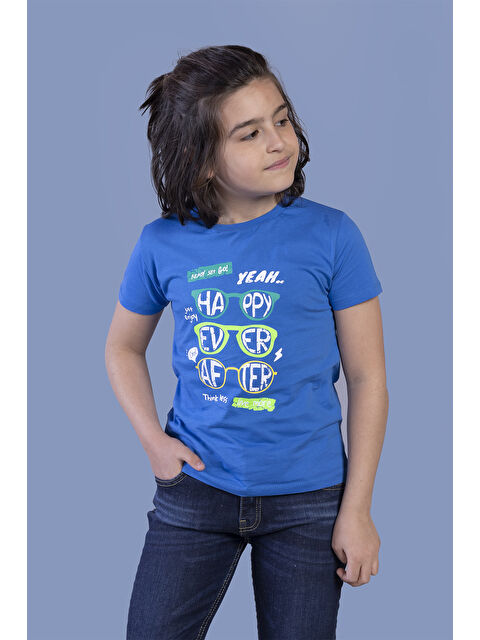 Toontoykids Erkek Çocuk Gözlük Baskılı Tişört - S000417910-23710