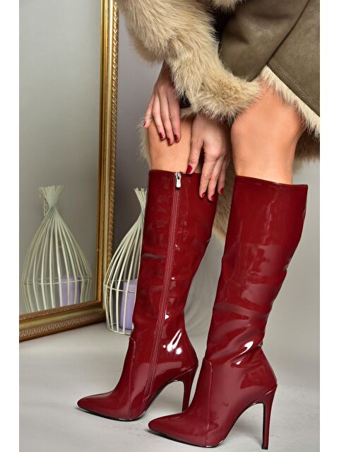 Fox Shoes N3725301 Bordo Kadın Çizme - S000056204-19951