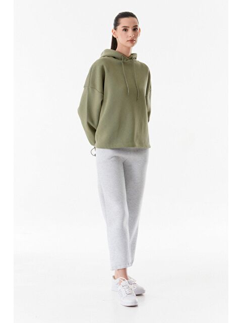 Fullamoda Beli Lastikli Paçası Stoperli Jogger Eşofman Altı - S000236483-20600