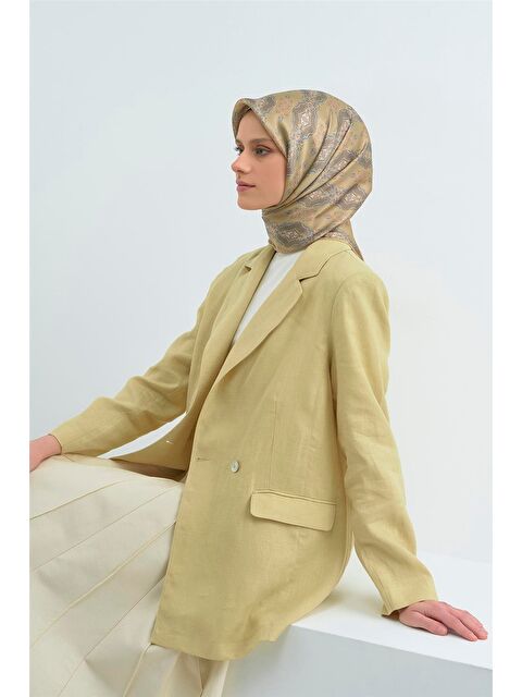 ARMİNE Saf İpek Twill Eşarp 9522D 83 - S000505019-20074