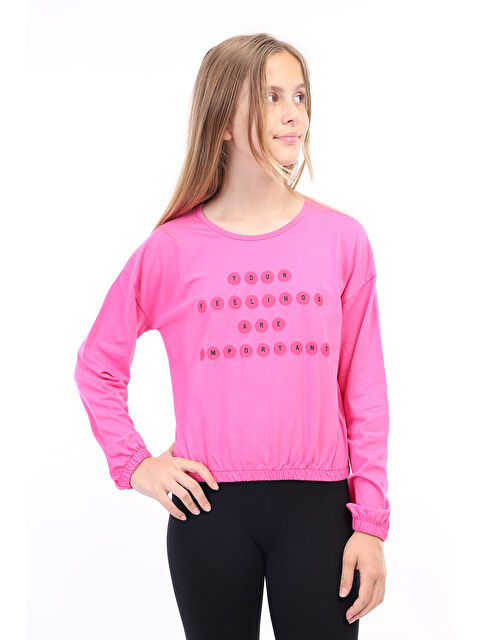 Toontoykids Kız Çocuk Baskılı Tişört - S000254342-18686