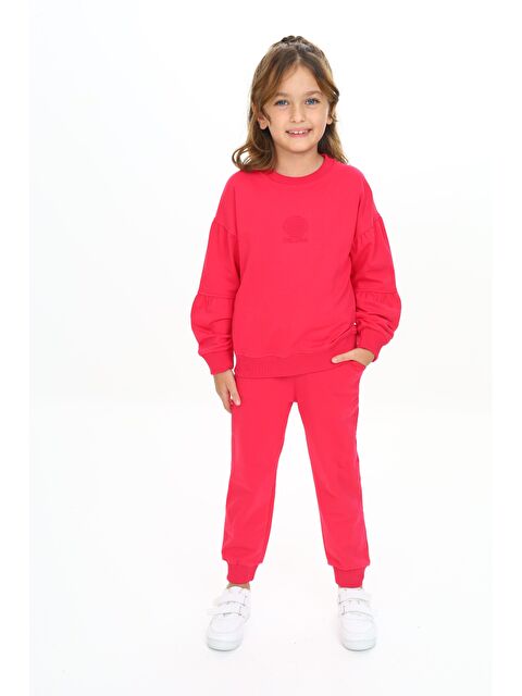 Toontoykids Kız Çocuk Deniz Kabuğu Nakışlı Eşofman Takım - S000361657-19449