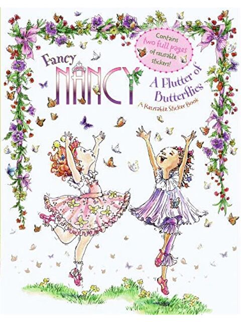 Harper Collins Publishers Fancy Nancy: Reusable Sticker Book- A Flutter of Butterflies - S000454098-23173