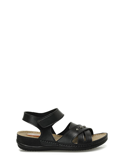 Polaris 166987.Z5FX Siyah Kadın Düz Sandalet - S000429148-19351