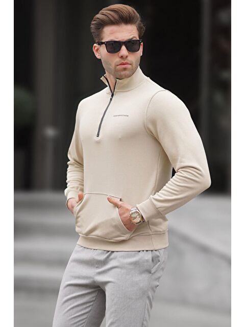 Madmext Bej Erkek Sweatshirt 5300 - S000062430-19928