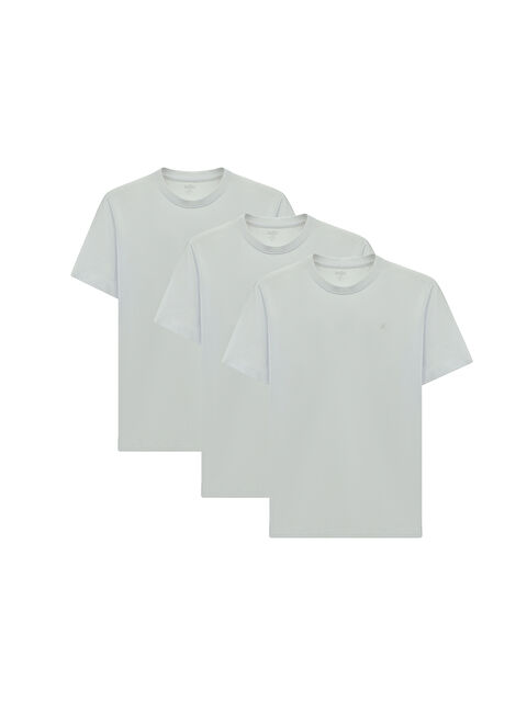 Kiğılı Erkek Bisiklet Yaka Regular Fit %100 Pamuk 3'lü Paket T-shirt Seti - S000404106-20063