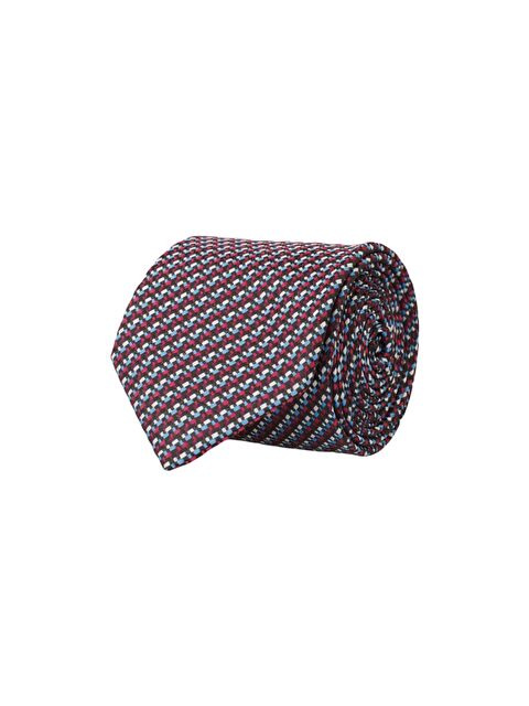 Altınyıldız Classics Erkek Siyah-Bordo Desenli Siyah Bordo Klasik Kravat - S000416413-37425