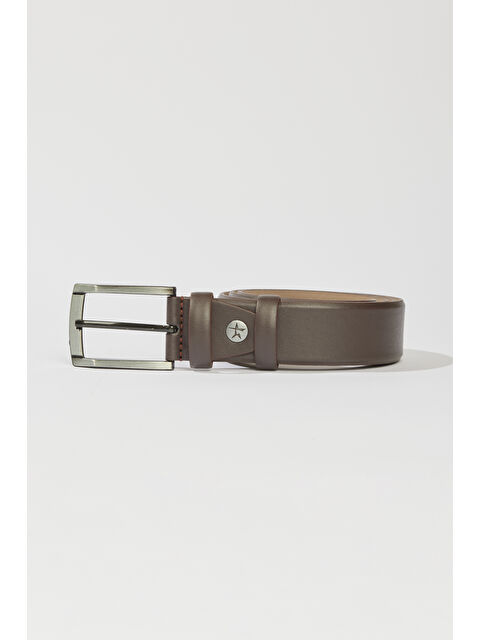 Altınyıldız Classics Erkek Kahverengi Klasik Kemer - S000412413-19413