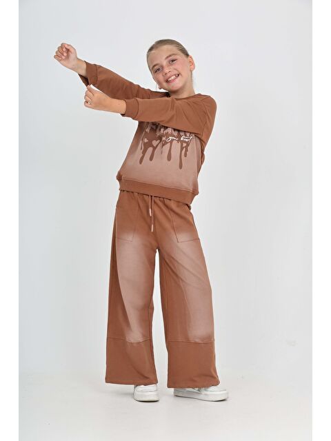 Toontoykids Kız Çocuk Follow Baskılı Eşofman Takım - S000411262-19413