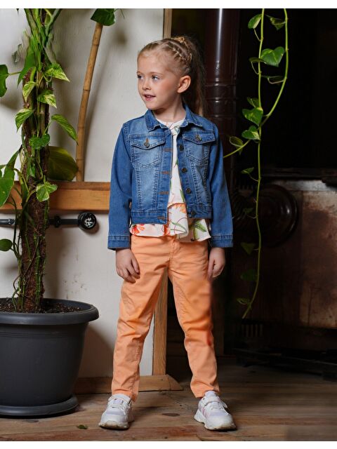 Mnk Baby & Kids Kız Çocuk Pantolon, Gömlek , Ceketli Takım M00720 - S000388892-20072