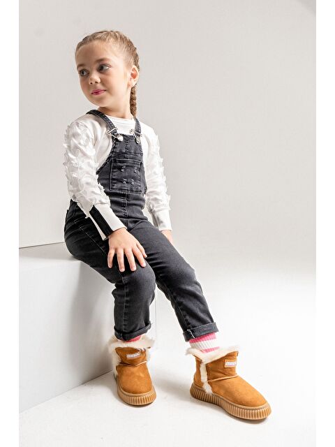 Mnpc Kız Çocuk Hakiki Deri Hakiki Kürklü Suya Dayanıklı Bot - S000447395-20072