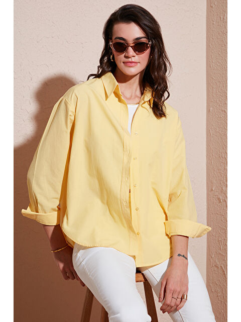 Lela Pamuklu Regular Fit Önü Kısa Arkası Uzun Oval Kesim Gömlek Cf25S163867 - S000346498-20068