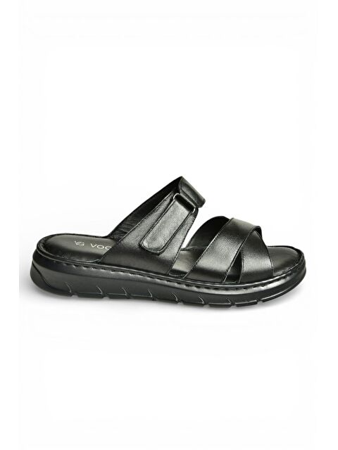 Fox Shoes Siyah Kadın Terlik Y555532503 - S000518150-19351