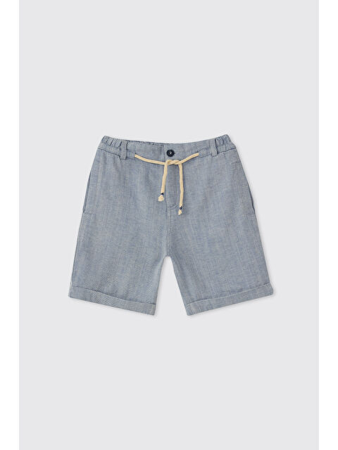 Panço Erkek Çocuk Cepli Mavi Şort - S000524307-17234