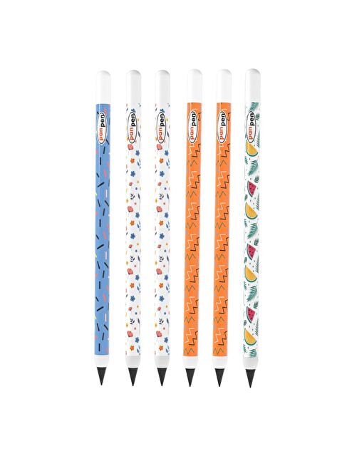 Panda Panpen Neşeli Desenler Serisi Bitmeyen Kurşun Kalem (PAN719) 6 Adet - S000419533-23173