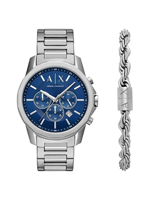 Armani Exchange AX7176SET Erkek Kol Saati ve Bileklik Seti