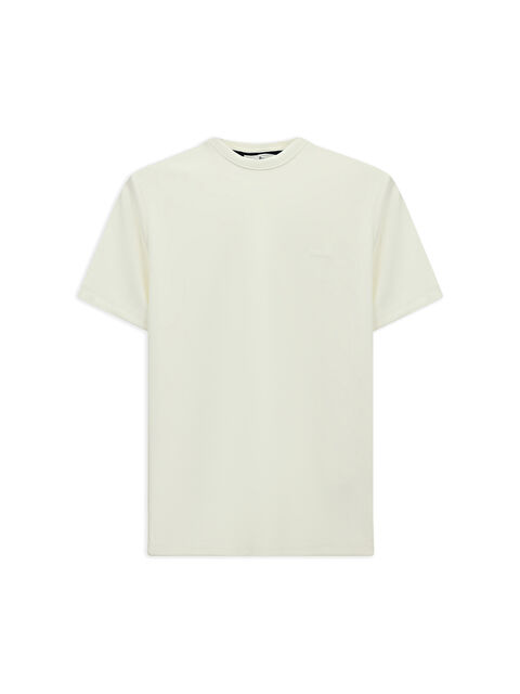 Kiğılı Bisiklet Yaka Regular Fit Nakışlı Elastanlı Esnek Tişört - S000527763-19965