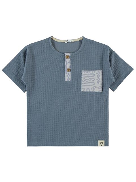 Civil Boys Desenli Cepli Patlı 6-9 Yaş Tişört - S000466363-23093