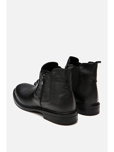 Yaya By Hotiç Hakiki Deri Siyah Erkek Günlük Bot - S000444182-19351