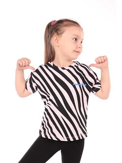 Toontoykids Kız Çocuk Baskılı Tişört