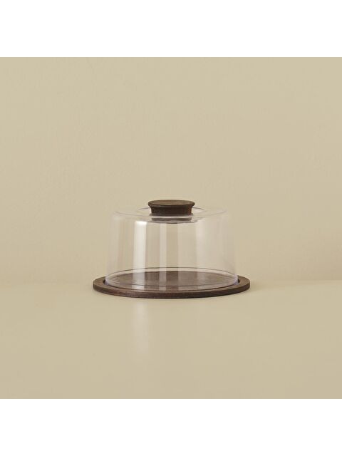 Bella Maison Nora Ahşap Kek Fanusu Naturel - S000192964-26406