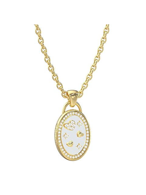 Guess JGUJUBN06067JWYGRHTU Kalpli Kadın Kolye