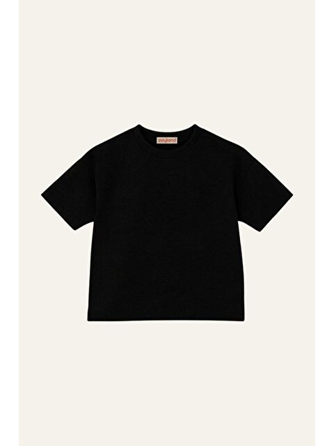 ZEYLAND Erkek Çocuk Kısa Kol T-Shirt - Siyah - S000532881-19351