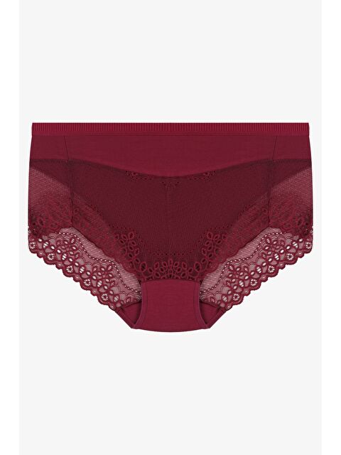 Koza İç Giyim Kadın 3'lü Dantel Detaylı Yüksek Bel Külot - S000312465-5374