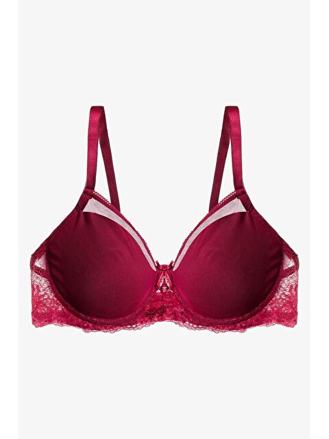 Koza İç Giyim Kadın Tül Detaylı Dolgusuz Toparlayıcı Minimizer Sütyen - S000312466-19951