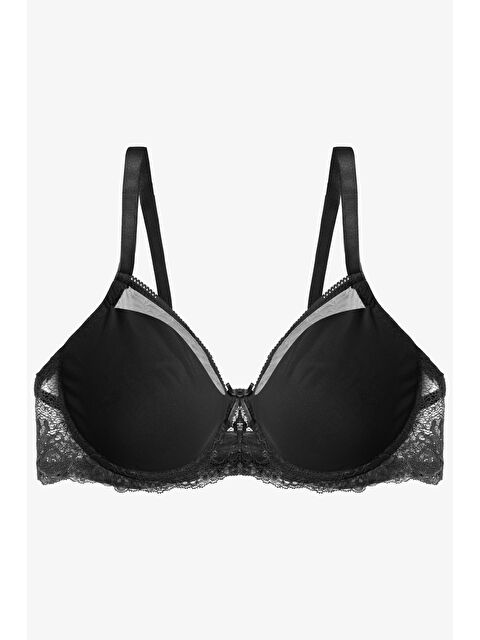 Koza İç Giyim Kadın Tül Detaylı Dolgusuz Toparlayıcı Minimizer Sütyen - S000312466-19351